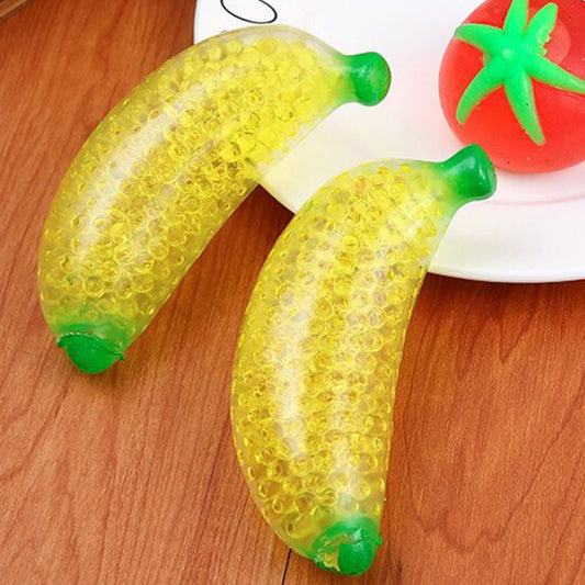 Spongy Banana Bead Stress Ball Toy