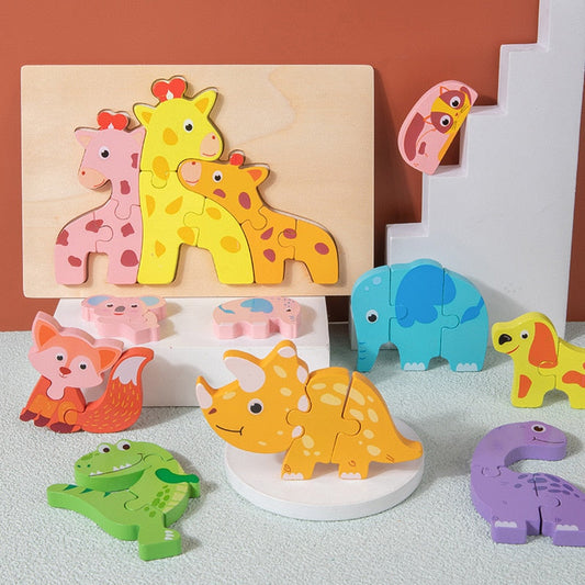 Kids 3D Puzzles Jigsaw Wooden Toys