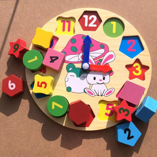 Montessori Wooden Clock Puzzles